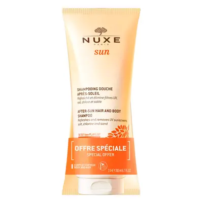 Nuxe Sun set, gel douche après-soleil, 2 x 200 ml