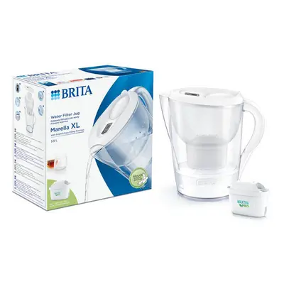 Brita Marella, carafe avec filtre XL 3,5 l, blanc + filtre Maxtra Pro Pure Performance, 1 pc