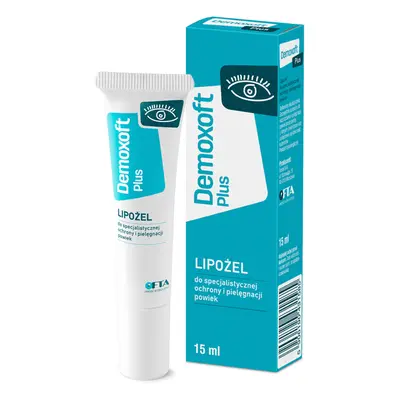 Demoxoft Plus, lipogel pour la protection et le soin spécialisés des paupières, 15 ml