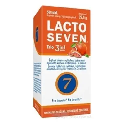 Vitabalans LACTOSEVEN TRIO 3 en 1 1×50 tbl, complément alimentaire