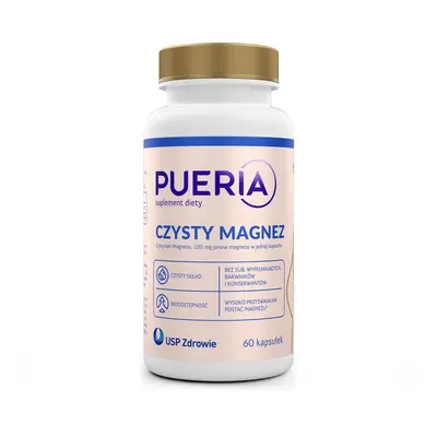 Pueria Magnésium pur 100 mg, 60 gélules