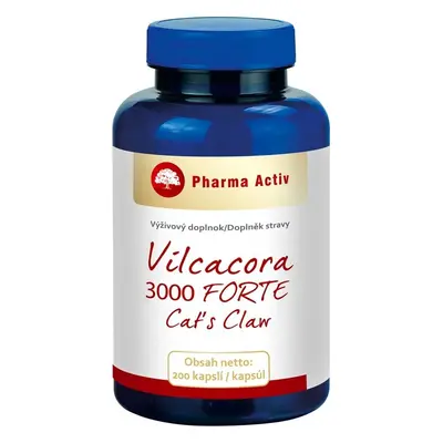 Pharma Activ Vilcacora 3000 FORTE Cat's Claw 1×200 cps, complément alimentaire