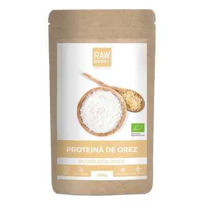 Poudre de protéines de riz, 250 g, RawBoost