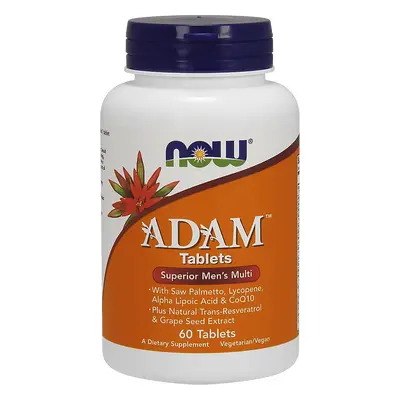 Now Foods Adam, multivitamine pour hommes, 60 comprimés