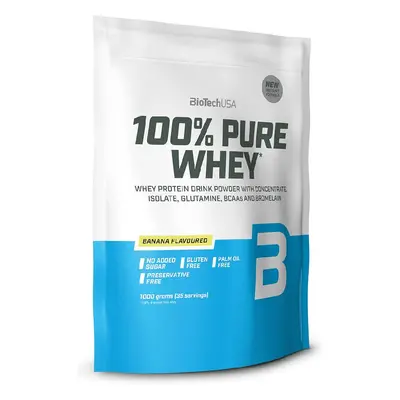 BioTech USA Banana 100% Pure Whey Protein Powder, 454 g