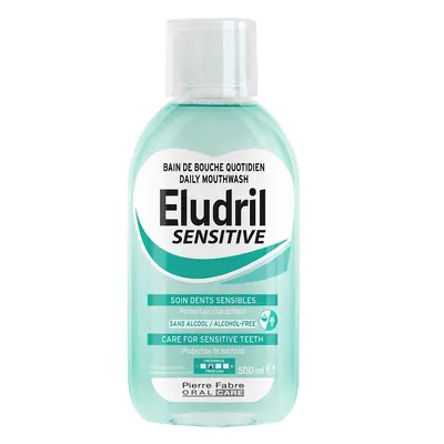 Eludril Sensitive, bain de bouche, 500 ml