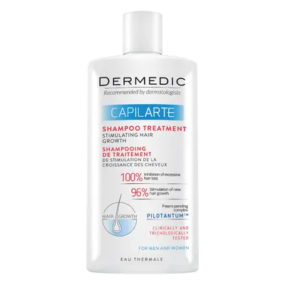 Dermedic Capilarte, shampooing traitant stimulant la croissance des cheveux, 300 ml