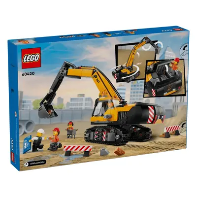 Pelle de chantier jaune pour la ville, 8+ ans, 60420, Lego