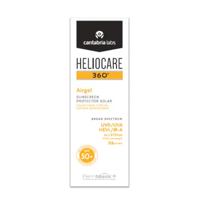 Heliocare 360° Crème solaire mousse rafraîchissante SPF 50+, 60 ml, Cantabria Labs