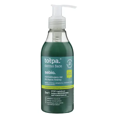 Tolpa Dermo Face Sebio, Gel nettoyant normalisant pour le visage, 195 ml