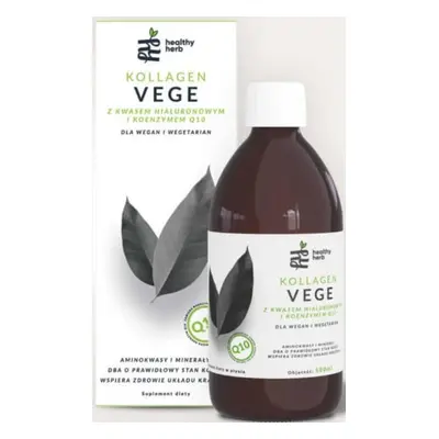 Vege collagène avec acide hyaluronique et coenzyme Q10 - 500ml Healthy Herb