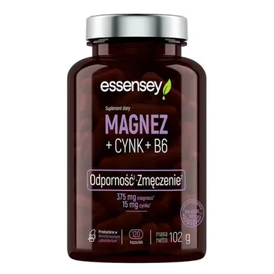 Essensey Magnésium + Zinc + B6, 120 gélules