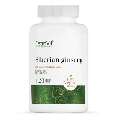 OstroVit Siberian Ginseng, Ginseng sibérien, 120 comprimés