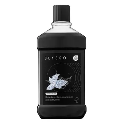 Seysso Carbon, bain de bouche rafraîchissant, Refreshing Black, 500 ml