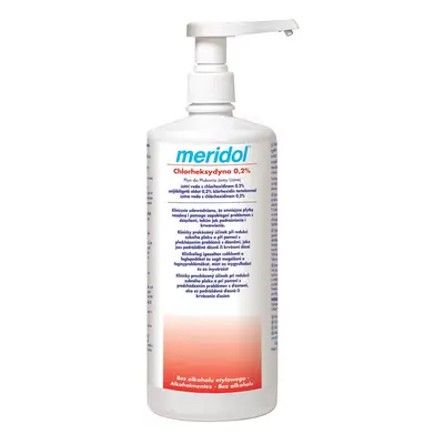 Bain de bouche Meridol avec chlorhexidine 0,2%, 1l