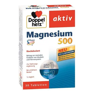 Magnésium 500mg, 30 comprimés, Doppelherz