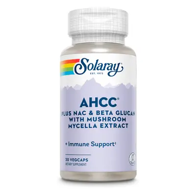 AHCC plus NAC & Beta Glucan Solaray, 30 comprimés, Secom