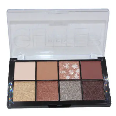 Palette d'ombres à paupières kit de maquillage, Meis, Glitter Desert, 02, 8 couleurs