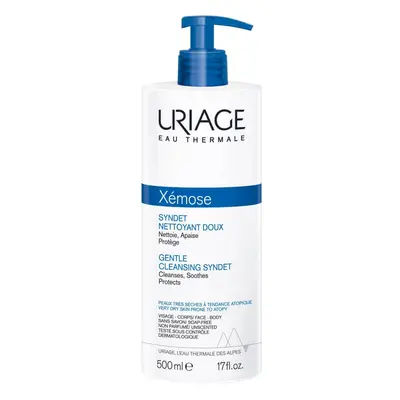 Uriage Xemose, gel-crème nettoyant doux pour le visage et le corps, peaux très sèches, 500 ml