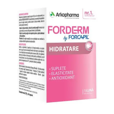 Forderm Hydratant de Forcapil, 60 gélules, Arkopharma