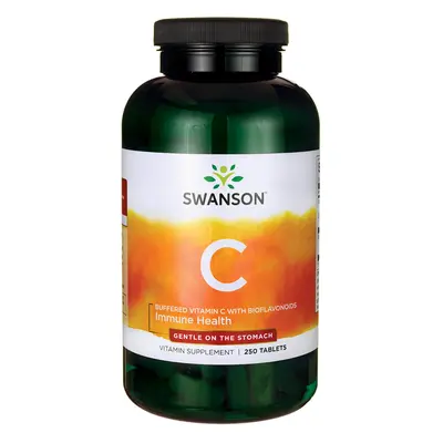 Swanson C, vitamine C tamponnée 1000 mg avec bioflavonoïdes, 250 comprimés