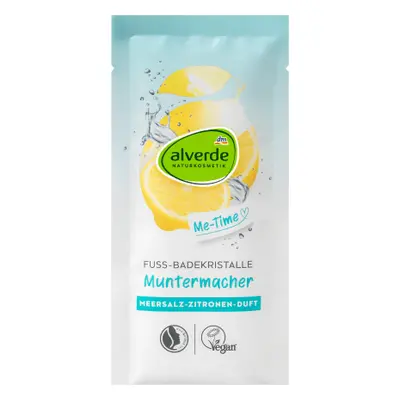 Alverde Naturkosmetik Bain de pieds aux cristaux, 40 g