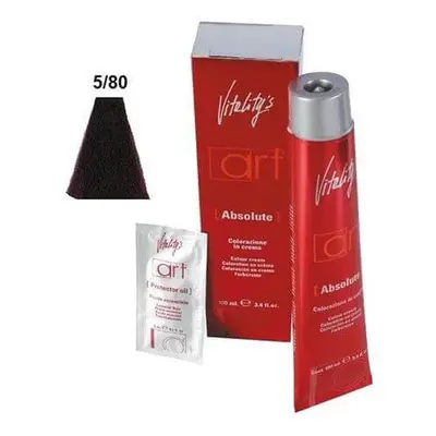 Vitality's Art Absolute Permanent Hair Colour with Ammonia 5.80 100ml