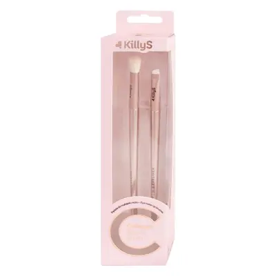 KillyS Set de pinceaux de maquillage pour yeux charbonneux avec infusion de collagène, 1 set