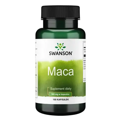 Swanson Maca, poudre de racine de maca, 100 gélules