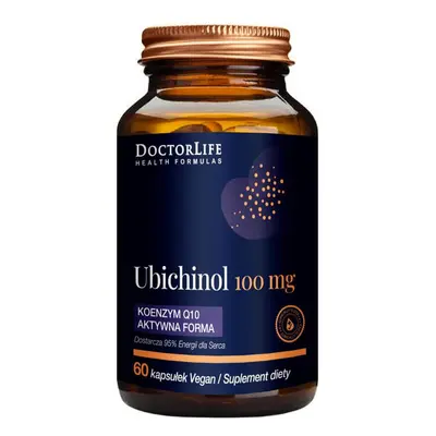 Doctor Life Ubiquinol 100 mg, forme active de coenzyme Q10, 60 gélules