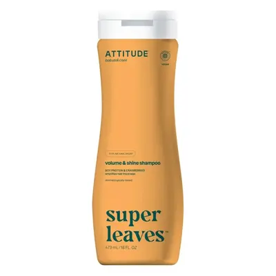 ATTITUDE Shampooing naturel Super feuilles avec effet détoxifiant - brillance et volume pour che