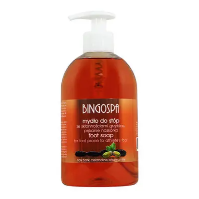 Bingospa, savon pour les pieds sujet aux teignes et aux gerçures de l'épiderme, 500 ml