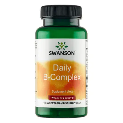 Swanson Daily B-Complex, vitamines B, 100 gélules végétales