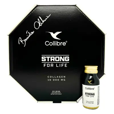 Strong For Life Shot Collagen Shot, collagène 10000 mg, arôme pêche, 60 ml x 15 unités