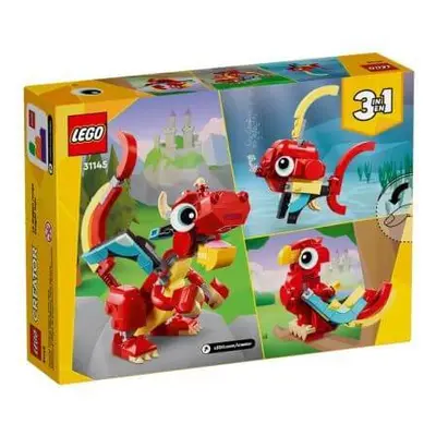 Dragon rouge, +6 ans, 31145, Lego Creator 3 en 1