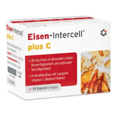 Eisen-Intercell plus C Fer avec vitamine C 90 gélules Intercell