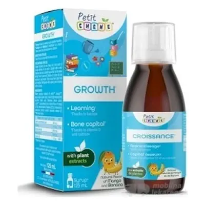 Petit CHENE GROWTH 1×125 ml, vitamines pour bébés