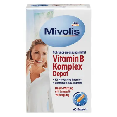 Mivolis Vitamin B Complex, 60 pièces