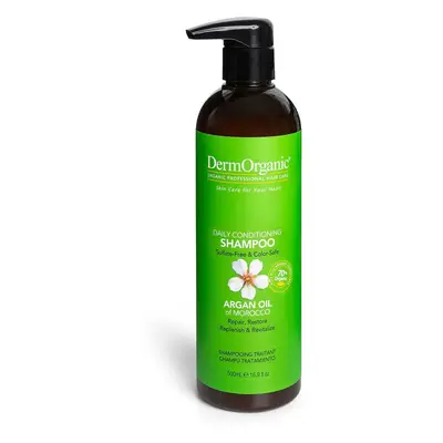 Shampooing professionnel quotidien à l'huile d'argan, 500 ml, DermOrganic