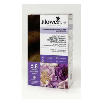 Coloration des cheveux Châtain clair 5.8 FlowerTint