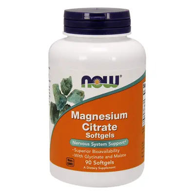 Now Foods, Citrate de magnésium, 90 gélules