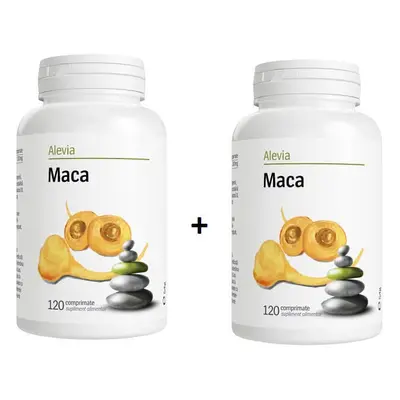 Maca, 120 comprimés (1+1), Alevia