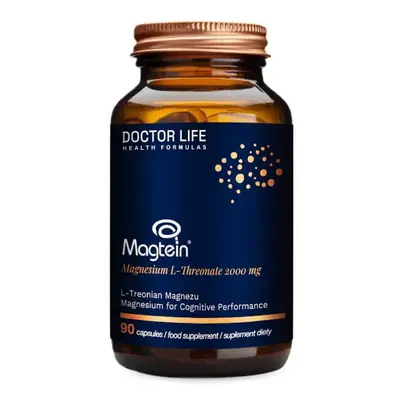 Doctor Life Magtein Magnésium L-thréonate 2000 mg, 90 gélules