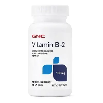 Vitamine B-2 100 mg, 100 comprimés, GNC