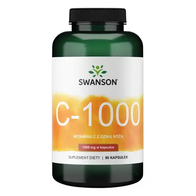 Swanson C, vitamine C 1000 mg avec cynorrhodon, 90 gélules