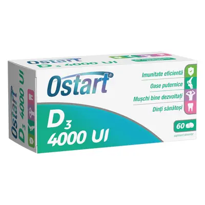 Ostart D3 4000IU, 60 comprimés, Fiterman