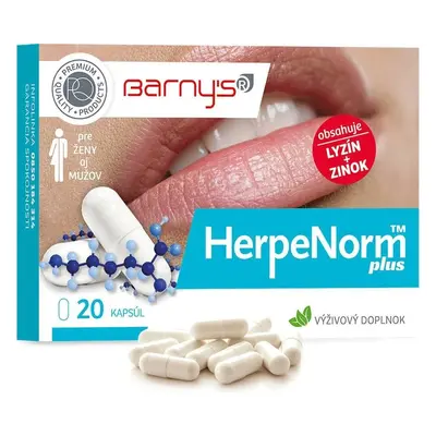 BARNY'S HerpeNorm plus 1×20 cps, complément alimentaire