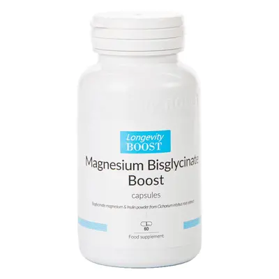 Magnésium Bisglycinate Boost, 60 gélules, Longevity Boost