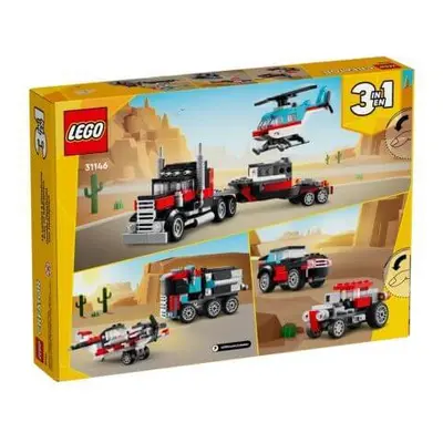 Hélicoptère plate-forme camion, +7 ans, 31146, Lego Creator 3in1