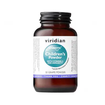 Viridian Synbiotic Children's Powder, synbiotique pour enfants avec vitamine C, 50 g